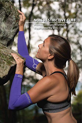 Zensah Compression Arm Sleeves,Neon Pink,Small/Medium