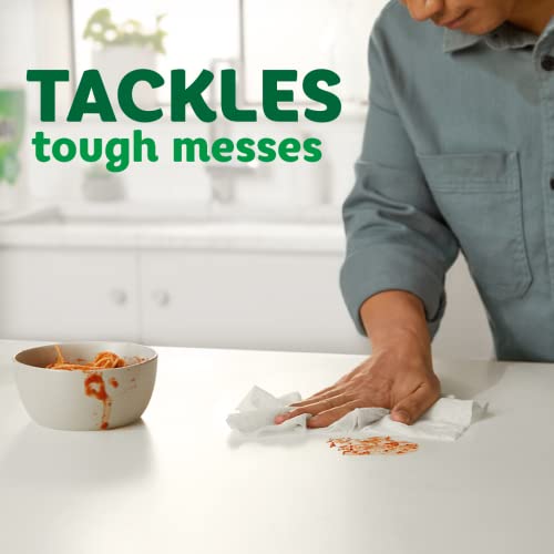 Bounty Quick-Size Paper Towels, White, 16 Family Rolls = 40 Regular Rolls