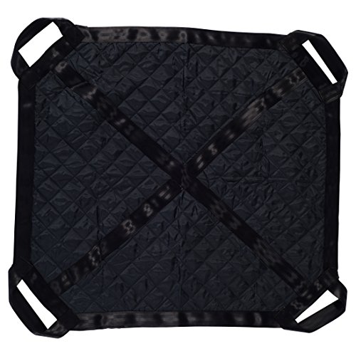 Patient Aid Positioning Sheet with Handles (PA450) for Moving and Turning Patients in Bed, with 3-Layer Nylon Fabric for Comfort and Protection, 4 Ergonomic Straps for Fast and Safe Repositioning