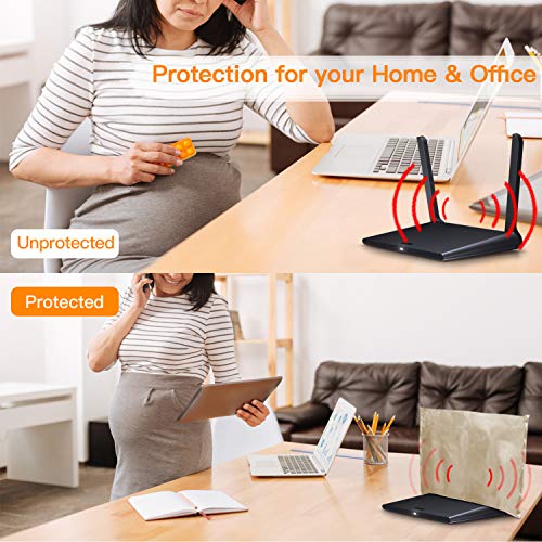 WiFi Cover Emf Protection WiFi Router Cover Radiation Shielding WiFi Guard Emf Faraday Cage for Router 13.8IN 15.7IN