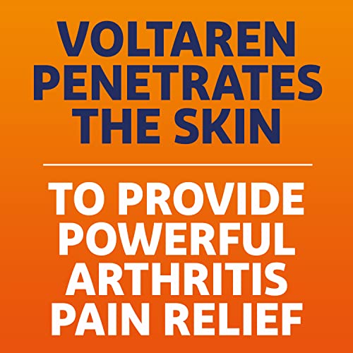 Voltaren Arthritis Pain Gel for Powerful Topical Arthritis Pain Relief, No Prescription Needed - 3.5 oz/100 g Tubes (Pack of 2)