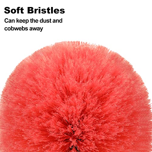 20 Foot High Reach Dusting Kit with 5-12 Foot Extension Pole // High Ceiling Duster with Telescopic Pole // Cobweb Duster // Microfiber Duster // Outdoor & Indoor Extendable Duster Cleaning Kit