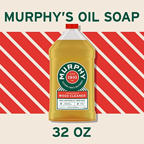 MURPHY Oil Soap Wood Cleaner, Original, 32 fl oz (pack of 3)