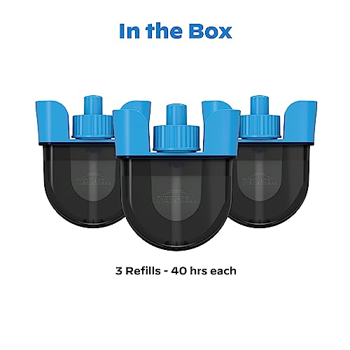 Thermacell Rechargeable Mosquito Repeller Refills; Advanced Repellent Formula Provides 20â Protection Zone; Compatible with Thermacell E-Series & Radius Only; No DEET, Spray or Flame