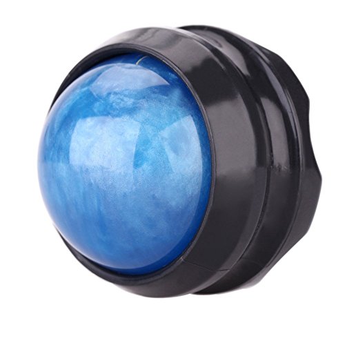 Manual Massage Ball Pain Relief Back Roller Massager Self Massage Therapy and Relax Full Body Tools for Sore Muscle Joint Pain Essential Oils or Lotion Relax (Blue)