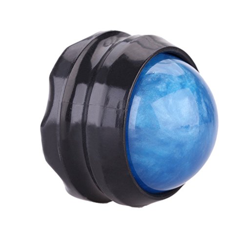Manual Massage Ball Pain Relief Back Roller Massager Self Massage Therapy and Relax Full Body Tools for Sore Muscle Joint Pain Essential Oils or Lotion Relax (Blue)