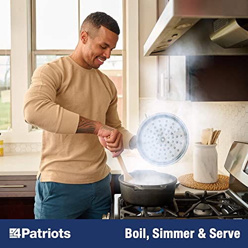 4Patriots 72-Hour Emergency Food Supply Survival Kit, Perfect for Camping, Freeze Dried Preparedness Food, Designed to Last 25 Years, Be Ready with 16 Servings of Delicious Breakfast, Lunch, & Dinner