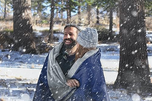 Oceas Large Waterproof Outdoor Blanket â Lightweight Camping Blankets for Cold Weather, Picnic, Stadium, Camp, & Car Use â Insulated Windproof, and Water Proof Blanket - Machine Washable Fleece