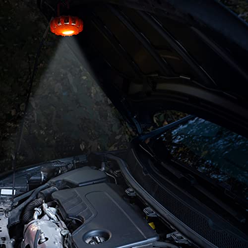 Linkitom 12 Pack LED Road Flare, Emergency Roadside Safety Beacon Disc Warning Flare Light Kit for Trucks, Vehicles & Boat