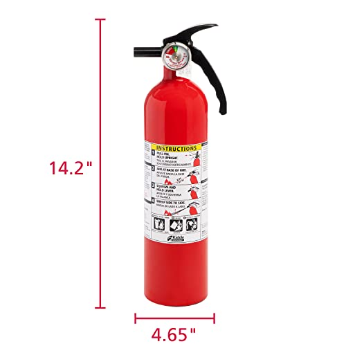 Kidde FA110 Multi Purpose Fire Extinguisher 1A10BC, 1 Pack