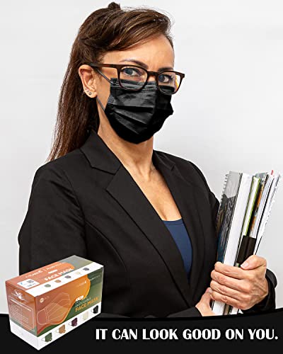 FriCARE Disposable Individually Wrapped Face Masks 4 Ply 50PCS, Colorful Breathable Safety Mask for Adults Women Man