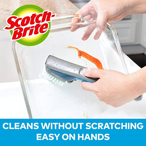 Scotch-Brite Dishwand, Brush Scrubber for Cleaning Dishes, Kitchen, Bathroom, and Household, Dish Scrubber Brush for Dishes, 1 Dishwand