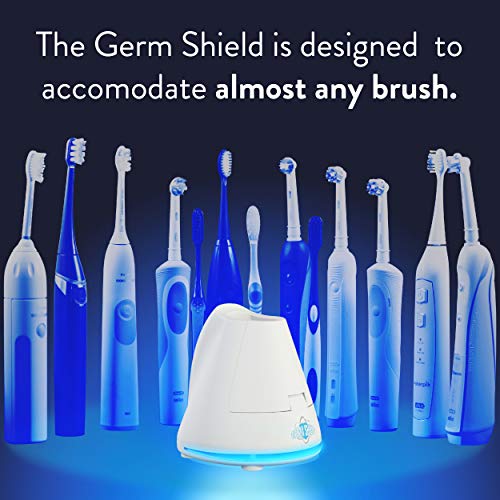 TAO Clean Germ Shield UV Sanitizer â Universal Cleaning Station that Accommodates all Manual and Electric Toothbrushes, Travel Friendly, Kills 99.9% of Germs