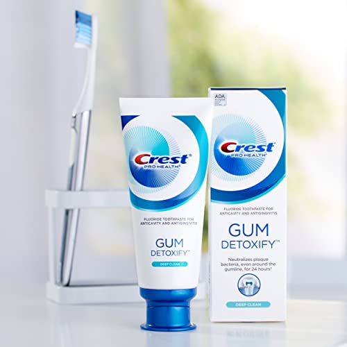 Crest Toothpaste Gum Detoxify Deep Clean, 4.1oz (Pack of 3)
