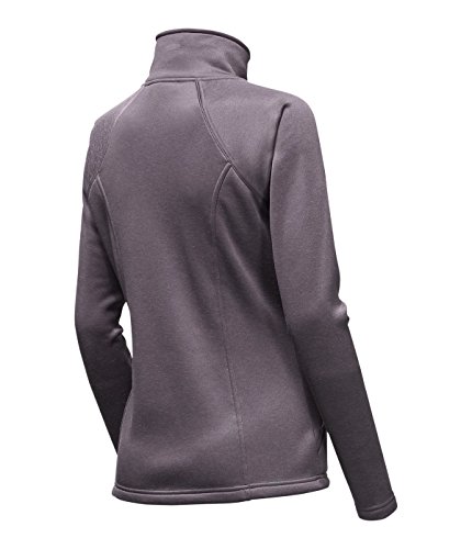 The North Face Women's Agave Full Zip Jacket,Rabbit Grey Heather,US XL