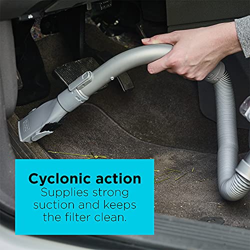 BLACK+DECKER Flex Car Vacuum, 12V Corded (BDH1200FVAV)