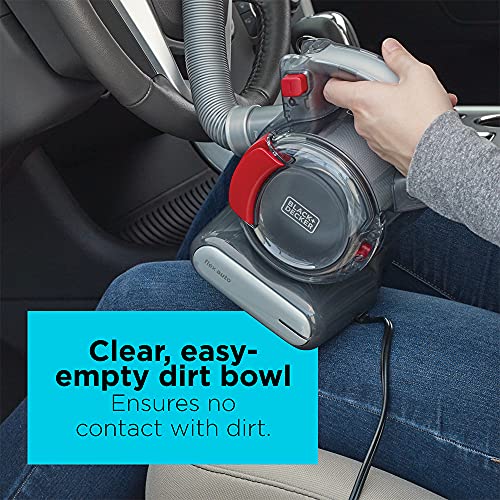 BLACK+DECKER Flex Car Vacuum, 12V Corded (BDH1200FVAV)