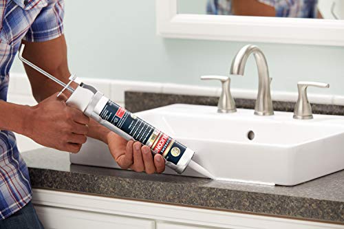 GE Sealants & Adhesives M90007 Supreme Silicone Kitchen & Bath Sealant, 10.1oz, White