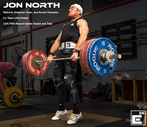 Element 26 Self-Locking Weight Lifting Belt - Premium Weightlifting Belt for Serious Functional Fitness, Power Lifting, and Olympic Lifting Athletes - Training Belts for Men and Women (Medium, Black)