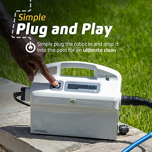 Dolphin Nautilus CC Plus Robotic Pool [Vacuum] Cleaner - Ideal for In Ground Swimming Pools up to 50 Feet - Powerful Suction to Pick up Small Debris - Easy to Clean Top Load Filter Cartridges