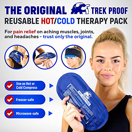 Ice Pack (3-Piece Set) â Reusable Hot and Cold Therapy Gel Wrap Support Injury Recovery, Alleviate Joint and Muscle Pain â Rotator Cuff, Knees, Back & More (3 Piece Set - Classic)