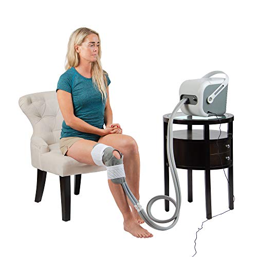 Ossur Cold Rush Therapy Machine System With Knee Pad- Ergonomic, adjustable Wrap Pad Included- Quiet, Lightweight and Strong Cryotherapy Freeze Kit Pump