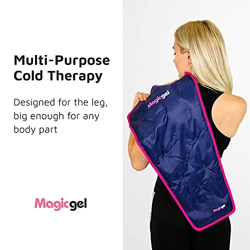 Leg Ice Pack - Professional Cold Therapy - Reduces Pain, Swelling & Inflammation - Reusable for Injuries, Sprains, Arthritis & More (by Magic Gel)