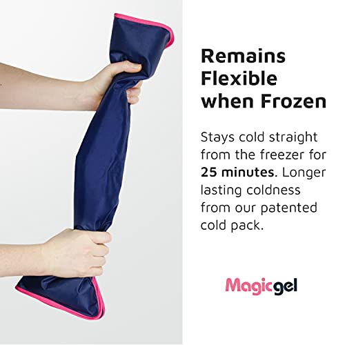 Leg Ice Pack - Professional Cold Therapy - Reduces Pain, Swelling & Inflammation - Reusable for Injuries, Sprains, Arthritis & More (by Magic Gel)