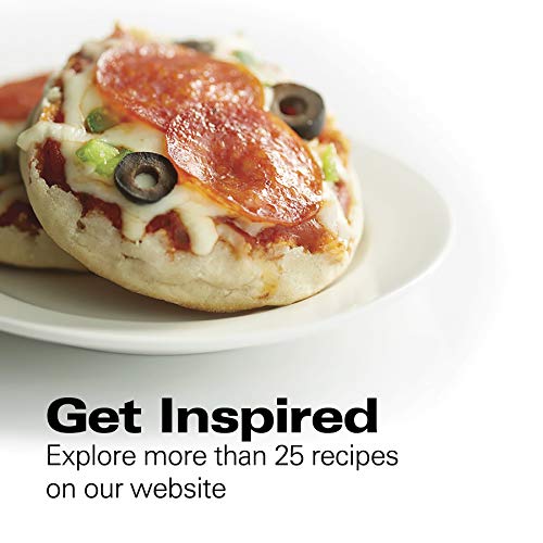 Hamilton Beach Breakfast Sandwich Maker with Egg Cooker Ring, Customize Ingredients, Perfect for English Muffins, Croissants, Mini Waffles, Black