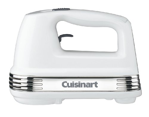 Cuisinart HM-90S Power Advantage Plus 9-Speed Handheld Mixer with Storage Case, White