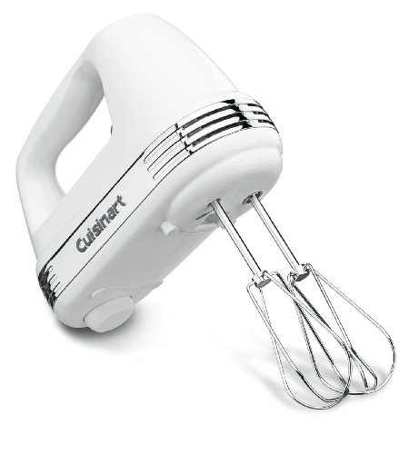Cuisinart HM-90S Power Advantage Plus 9-Speed Handheld Mixer with Storage Case, White