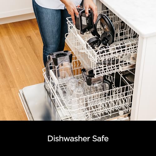 Ninja BN801 Professional Plus Kitchen System, 1400 WP, 5 Functions for Smoothies, Chopping, Dough & More with Auto IQ, 72-oz.* Blender Pitcher, 64-oz. Processor Bowl, (2) 24-oz. To-Go Cups, Grey