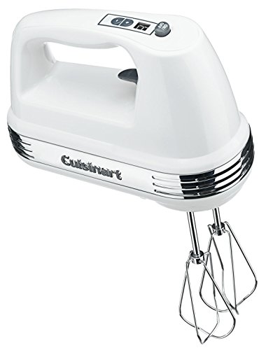 Cuisinart HM-90S Power Advantage Plus 9-Speed Handheld Mixer with Storage Case, White
