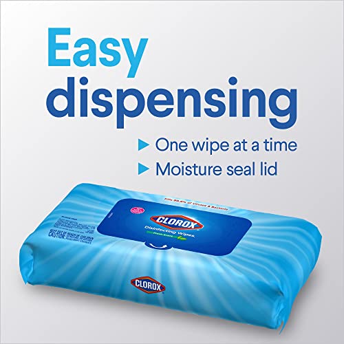 Clorox Disinfecting Wipes Value Pack, 3x 75ct Crisp Lemon and Fresh Scent Canister and 3x 75ct Easy Pull Moisture Seal Pack
