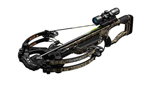 Barnett Whitetail Hunter Crossbow, with 4x32mm Multi-Reticle Scope, 2 Arrows, Lightweight Quiver, STR without Crank Device