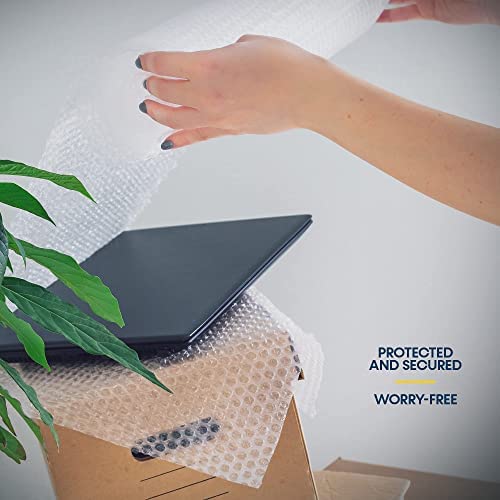 2-Pack Air Bubble Cushioning Roll Wrap 12-Inches X 72 - Feet Perforated Every 12-Inch For Shipping -For Packing and Moving Boxes Heavy Duty, Made In USA-High Qualityâ¦