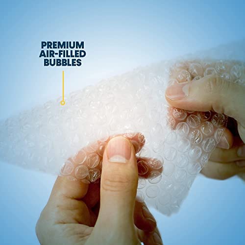 2-Pack Air Bubble Cushioning Roll Wrap 12-Inches X 72 - Feet Perforated Every 12-Inch For Shipping -For Packing and Moving Boxes Heavy Duty, Made In USA-High Qualityâ¦