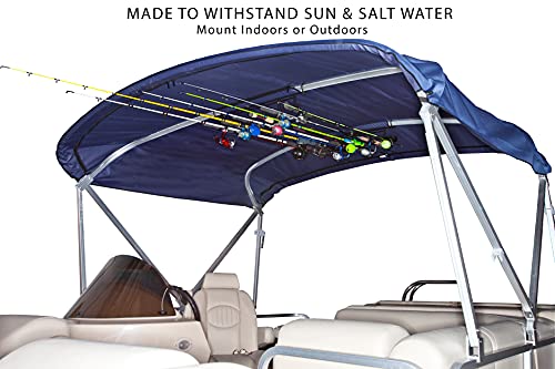 Rack'em 7009 Overhead 12-Rod Fishing Rod Rack, Pack of 1