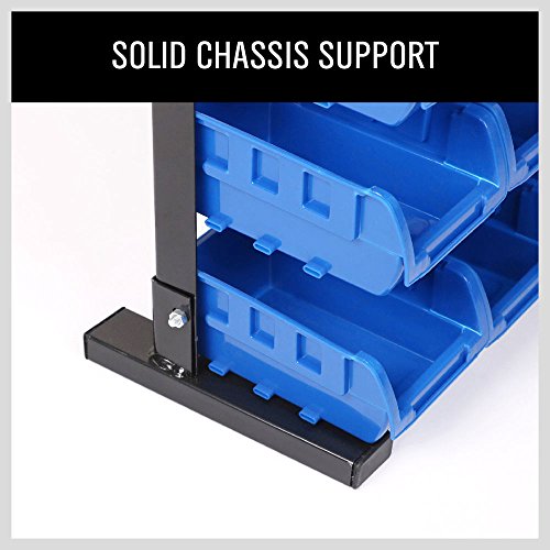 HORUSDY 36-Pcs Bin Storage Rack Shelving Garage Storage