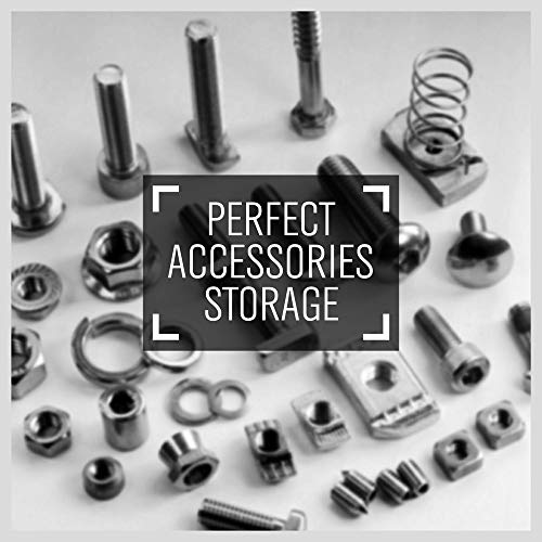 HORUSDY 36-Pcs Bin Storage Rack Shelving Garage Storage