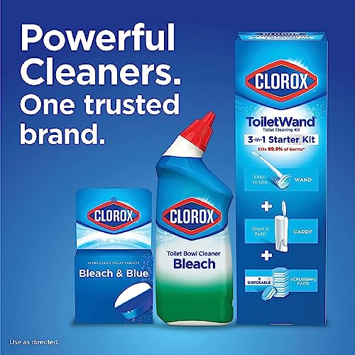Clorox ToiletWand Disinfecting Refills, Rainforest Rush, 30 Ct (Package May Vary)