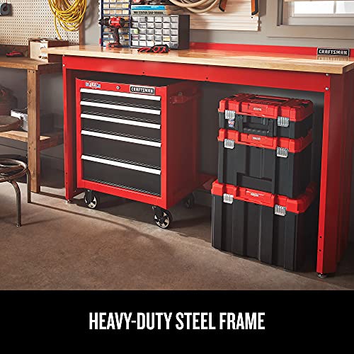CRAFTSMAN 2000 Series Workbench, 6-Foot Wide with Butcher Block Top, Customizable (CMST27200R)