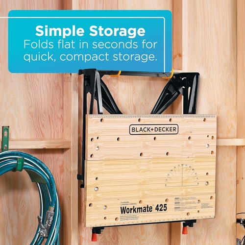 BLACK+DECKER Portable Workbench, Project Center and Vise (WM425-A)