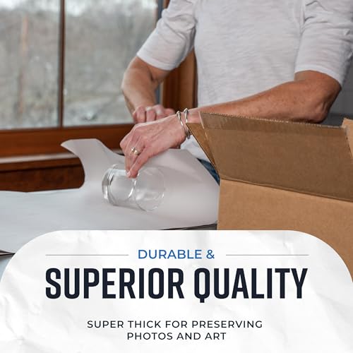 Packing Paper Sheets for Moving - 10lb - 320 Sheets of Newsprint Paper - Must Have in Your Moving Supplies - 27" x 17" - Made in USA