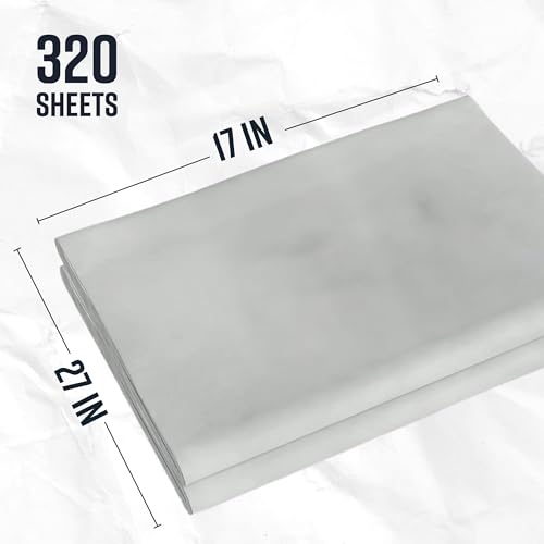 Packing Paper Sheets for Moving - 10lb - 320 Sheets of Newsprint Paper - Must Have in Your Moving Supplies - 27" x 17" - Made in USA