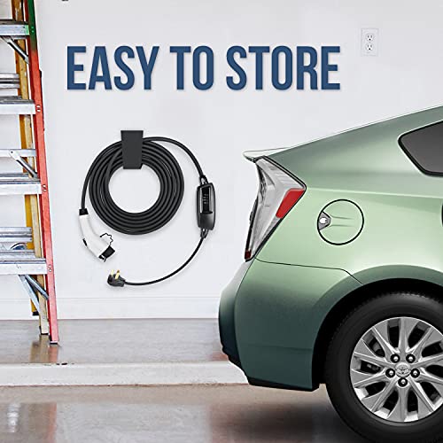 Lectron NEMA 10-30 Level 2 EV Charger - 240V / 16 Amp - with 21 ft Extension Cord - Compatible with J1772 EVs