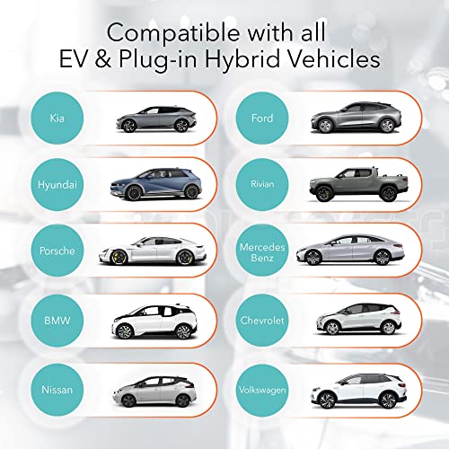 Lectron NEMA 10-30 Level 2 EV Charger - 240V / 16 Amp - with 21 ft Extension Cord - Compatible with J1772 EVs