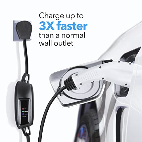 Lectron NEMA 10-30 Level 2 EV Charger - 240V / 16 Amp - with 21 ft Extension Cord - Compatible with J1772 EVs