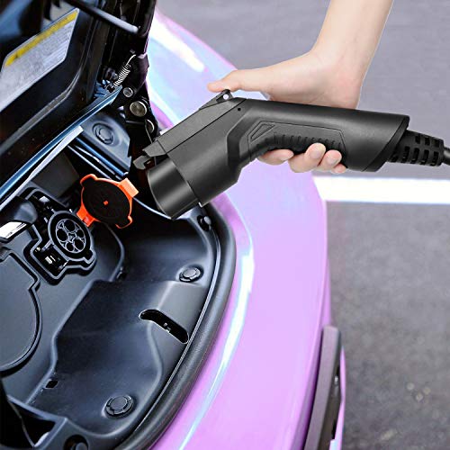 LEFANEV 40Amp EV Charger Level 2,25ft NEMA 14-50 9.68KW Portable Electric Vehicle Charging Station for Electric and Hybrid Vehicles