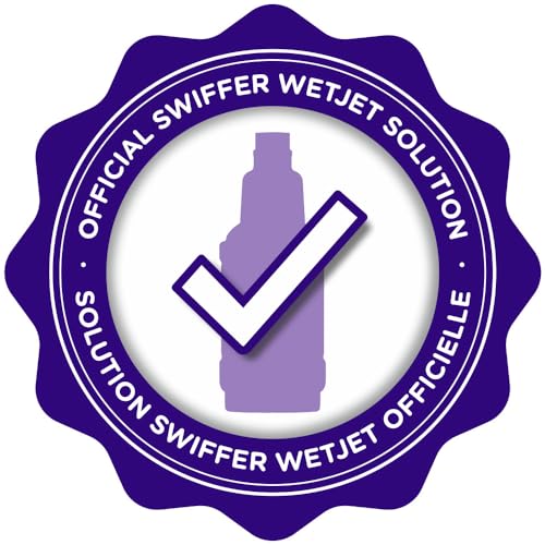 Swiffer WetJet Multi-Purpose Floor Cleaner Solution with Febreze Refill, Lavender Vanilla and Comfort Scent, 1.25 Liter (Pack of 2)